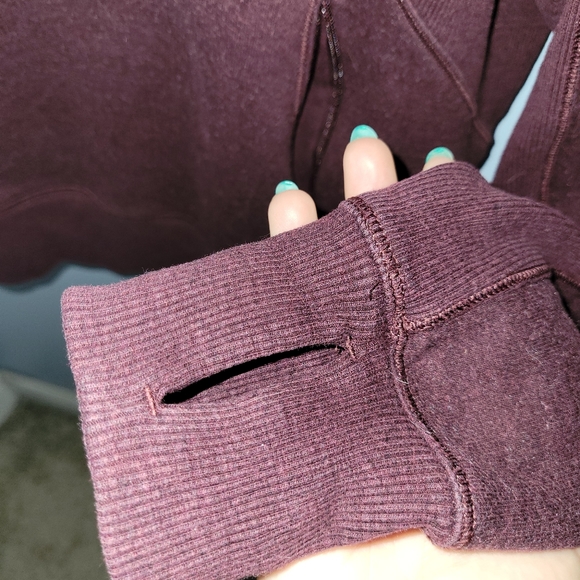 Lululemon Burgundy Scuba Hoodie pullover - Picture 10 of 11